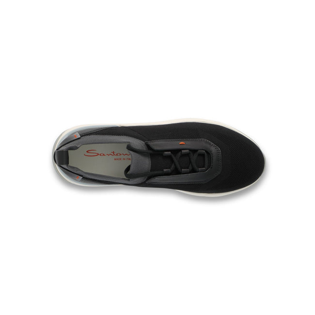 Sneakers - Leather, Microfibre & Rubber Soles Lace-Ups