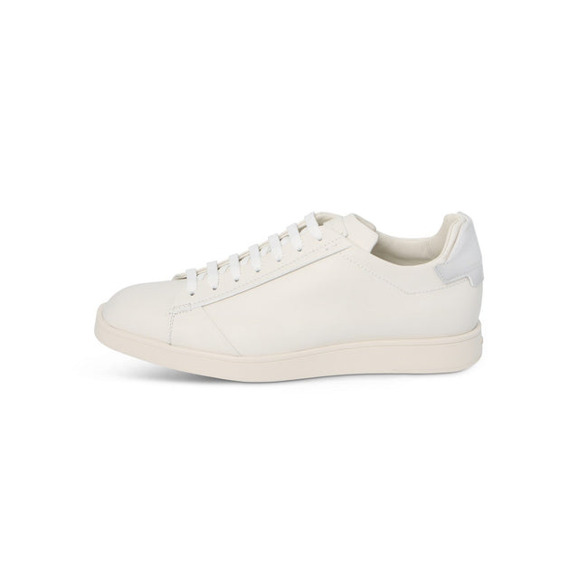 Sneakers - Leather & Rubber Soles Lace-Ups