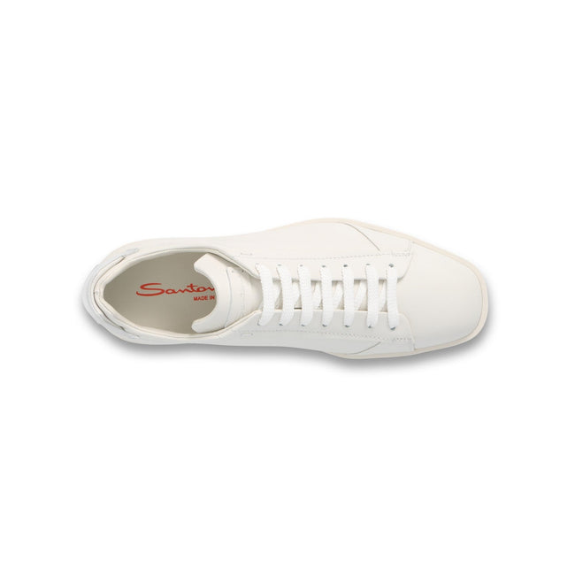 Sneakers - Leather & Rubber Soles Lace-Ups