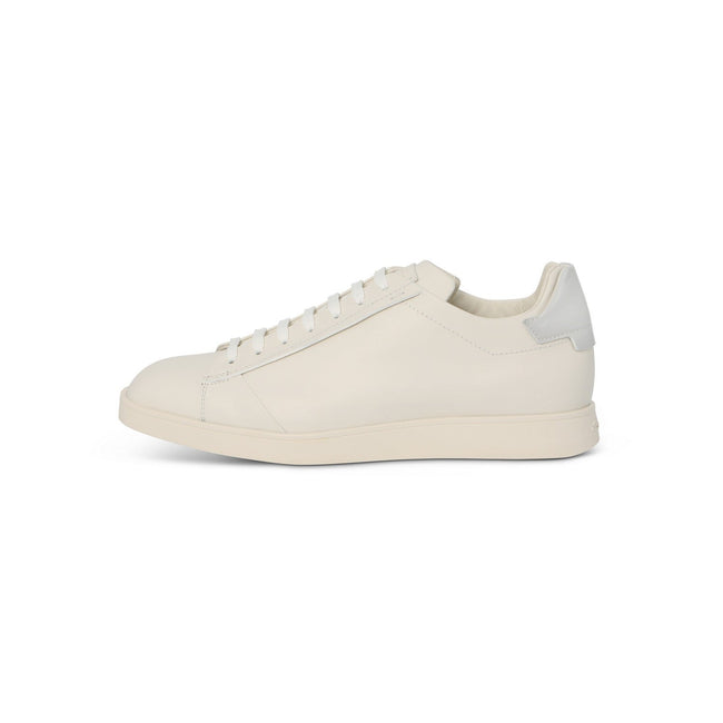 Sneakers in White Leather