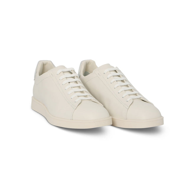 Sneakers in White Leather