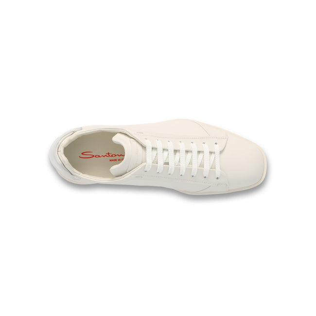 Sneakers in White Leather