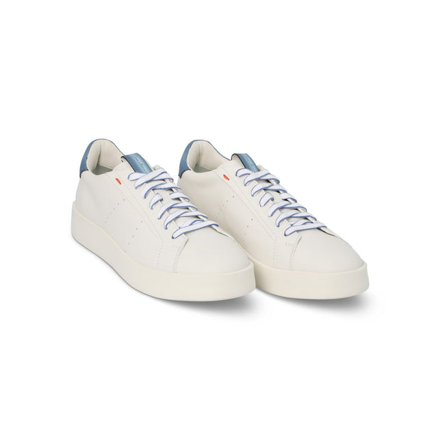 Sneakers - Leather & Rubber Soles Lace-Ups