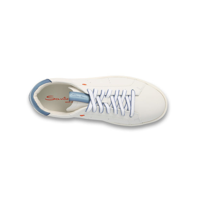 Sneakers - Leather & Rubber Soles Lace-Ups