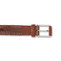 Belt - Braided Leather & Silver Buckle