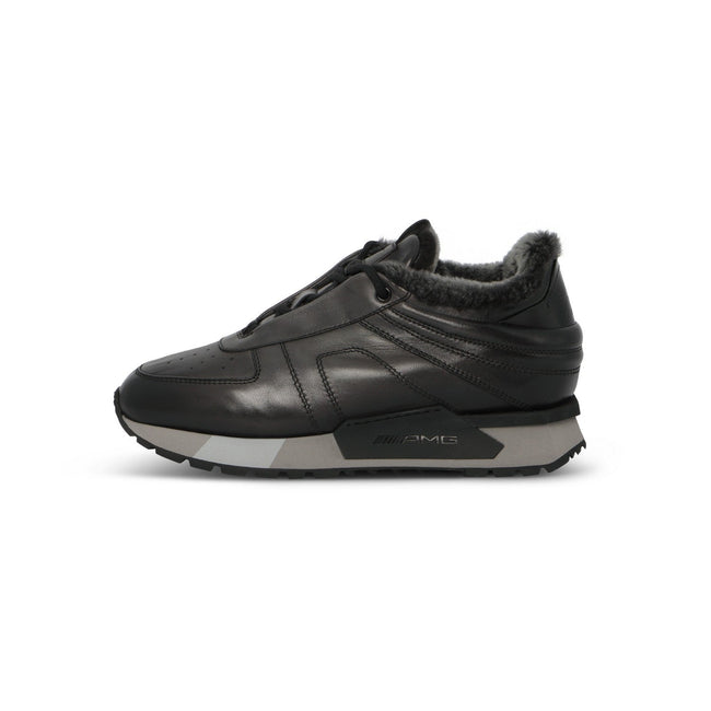 Sneakers - AMG Leather Fur-Lined Lace-Ups