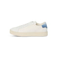 Sneakers - Bi-Material Microfiber & Leather Lace-Ups