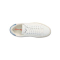 Sneakers - Bi-Material Microfiber & Leather Lace-Ups