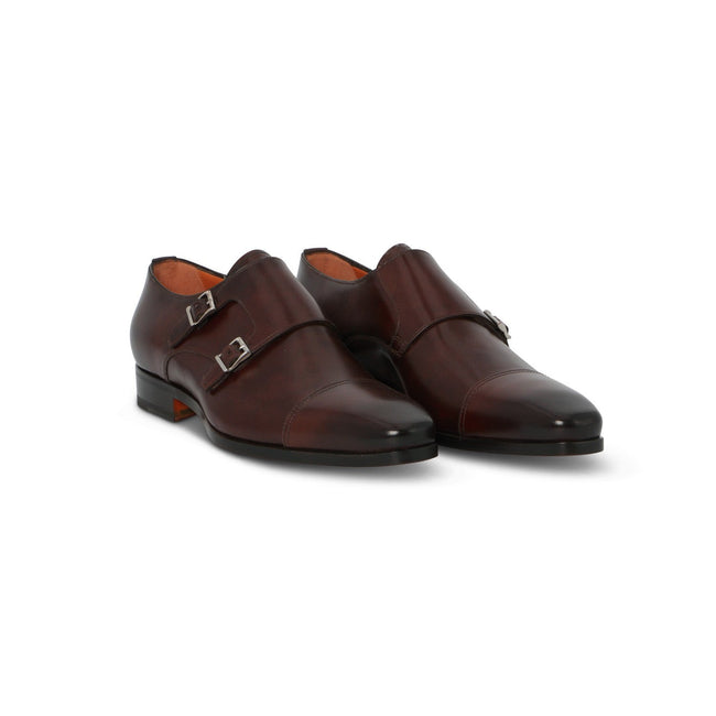 Double Monks - Patinated Leather