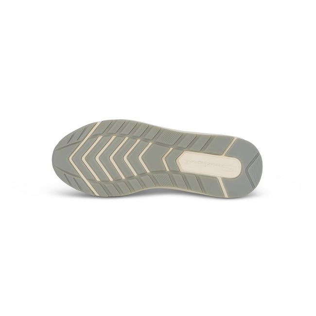 Sneakers - Bi-Material Microfiber & Leather Lace-Ups