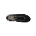 Sneakers - Bi-Material Microfiber & Leather Lace-Ups