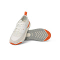 Sneakers - Bi-Material Leather & Suede Lace-Ups