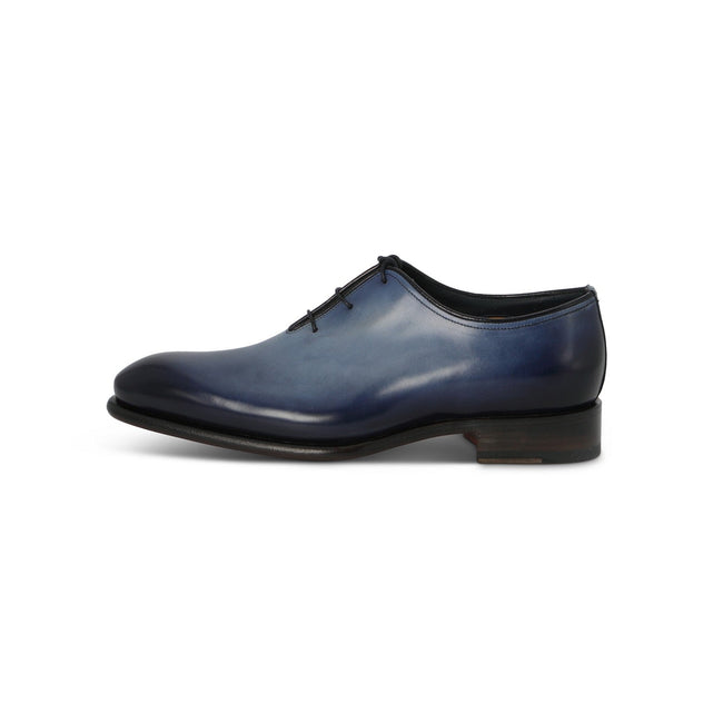 Oxfords - Wholecut Patinated Leather Lace-Ups