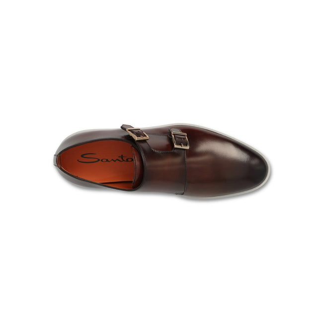 Sneakers Double Monks Plain Colour Leather