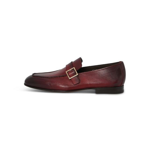 Loafers - Patinated Leather One Buckle