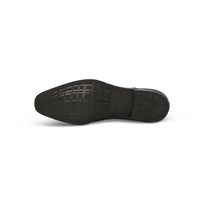 Oxfords Plain Colour Alligator Lace-Ups