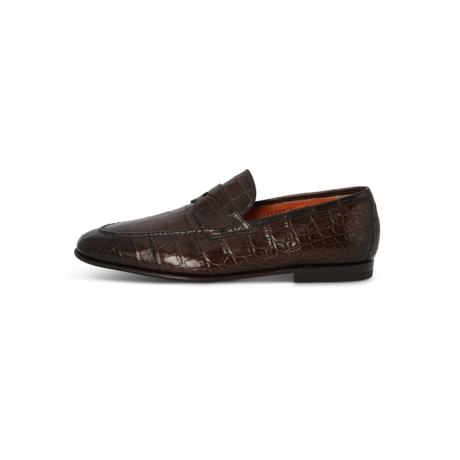 Loafers Plain Colour Alligator Apron