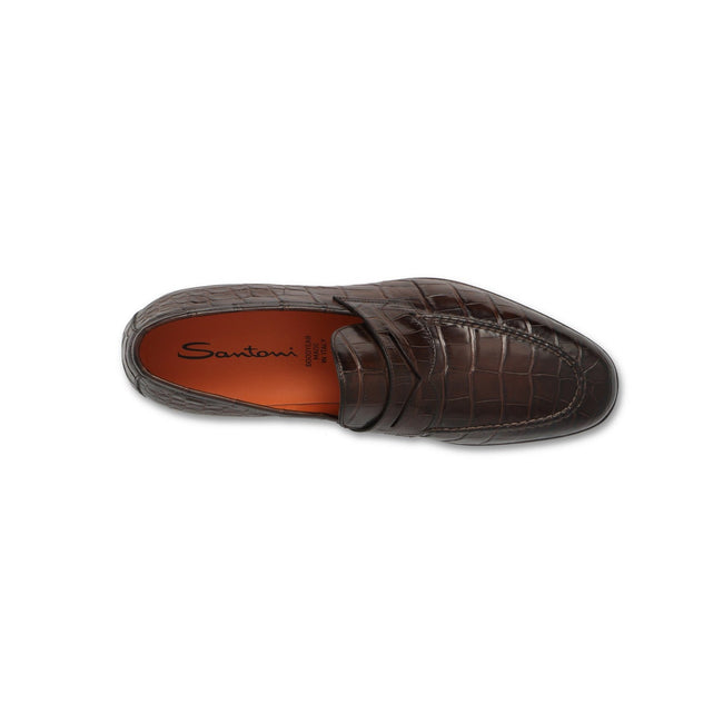 Loafers Plain Colour Alligator Apron