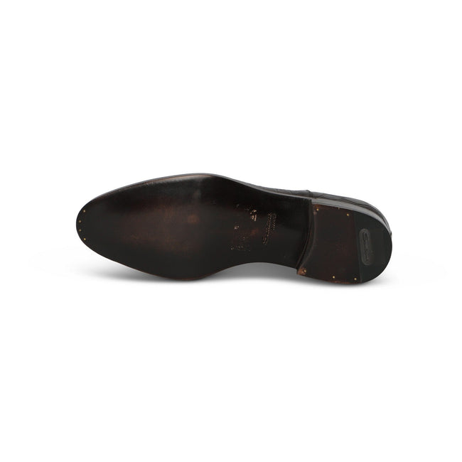 Oxfords Plain Colour Alligator Lace-Ups