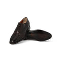 Oxfords Plain Colour Alligator Lace-Ups