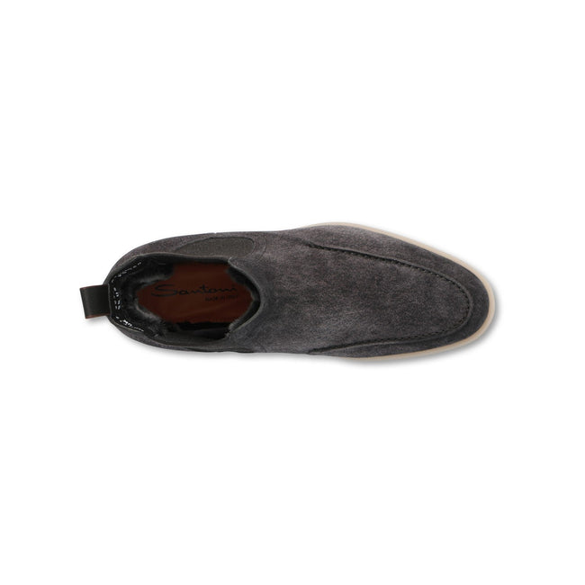 Chelsea Boots - Detroit Gomma Leather & Light Rubber Soles, Fur-Lined + Apron