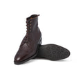 Boots - GALWAY UTAH Grained Leather & Dainite Soles Lace-Ups Eyelets + Hooks 