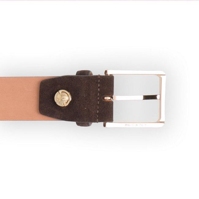Belt - Suede Adjustable Silver Buckle