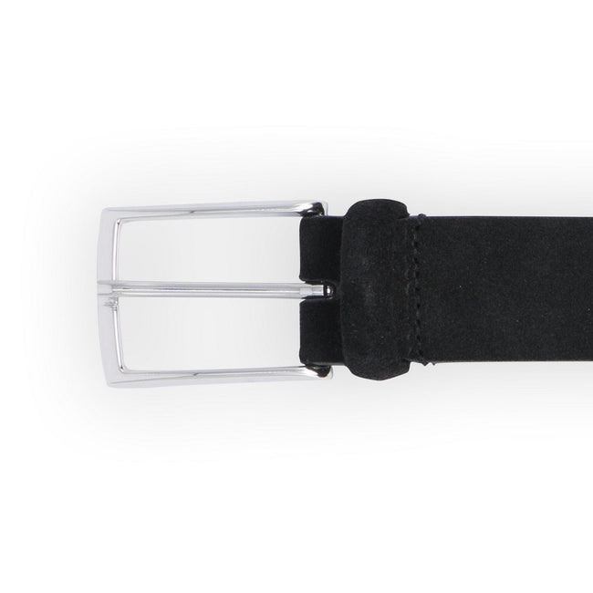 Belt Plain Colour Genuine Leather Suede