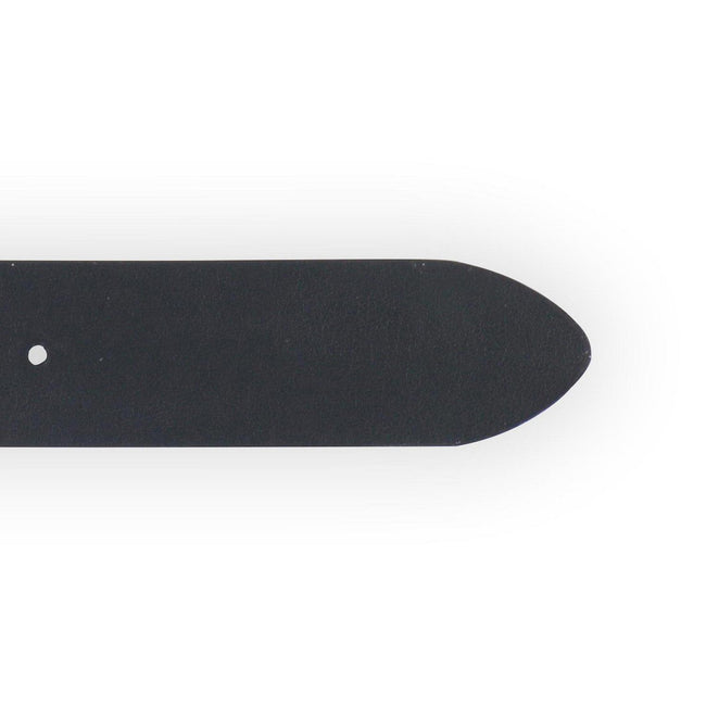 Belt Plain Colour Genuine Leather Suede