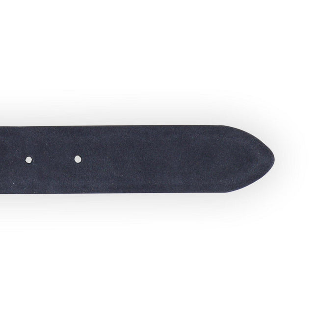 Belt - Genuine Leather Suede Silver Buckle