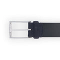 Belt - Genuine Leather Suede Silver Buckle