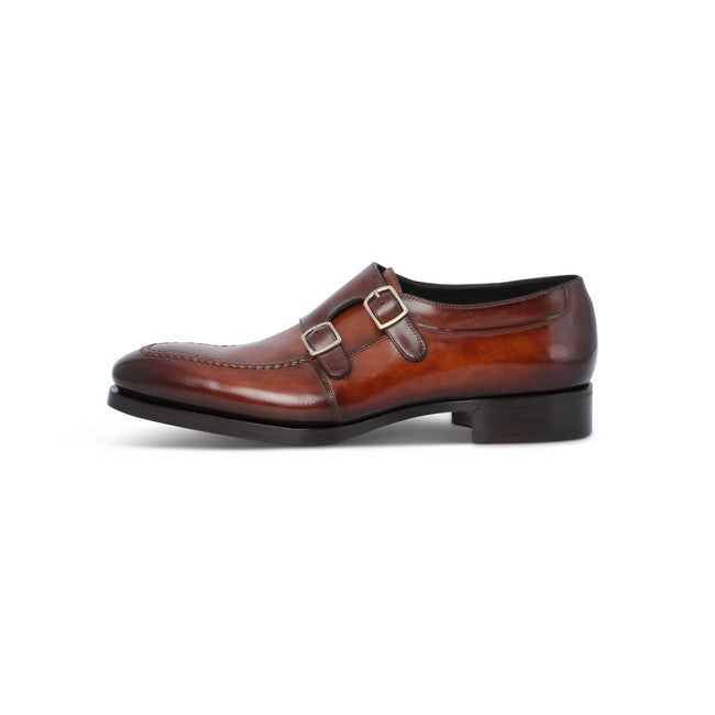 Double Monks - Limited Edition Patinated Leather & Leather Soles + Apron