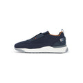 Sneakers - Nubuck, Stretch Knit & Rubber Soles Lace-Ups
