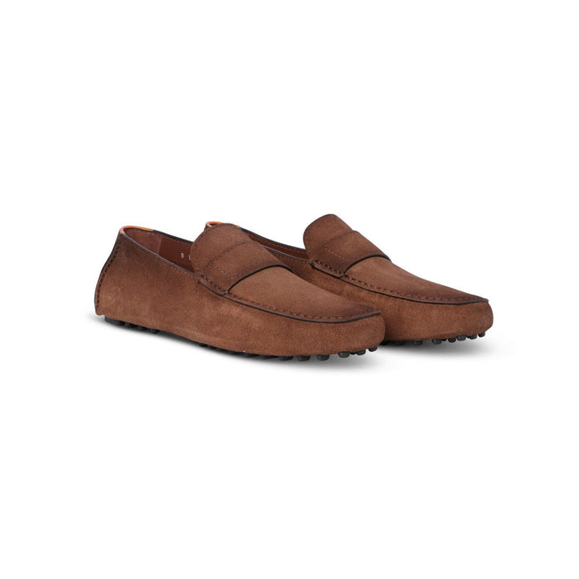 Loafers - Suede & Rubber Grommet Soles + Apron