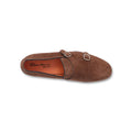 Loafers - Double Buckle Suede & Leather Soles