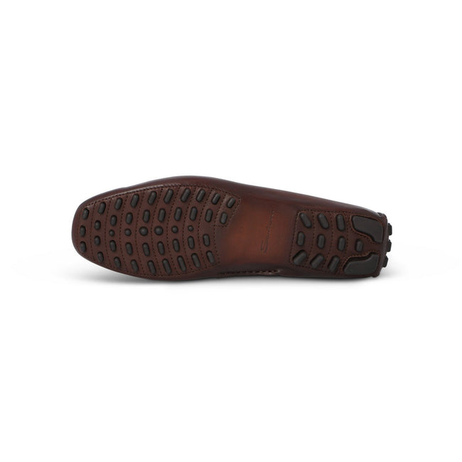 Loafers - Driving Shoes Leather & Rubber Grommet Soles + Apron