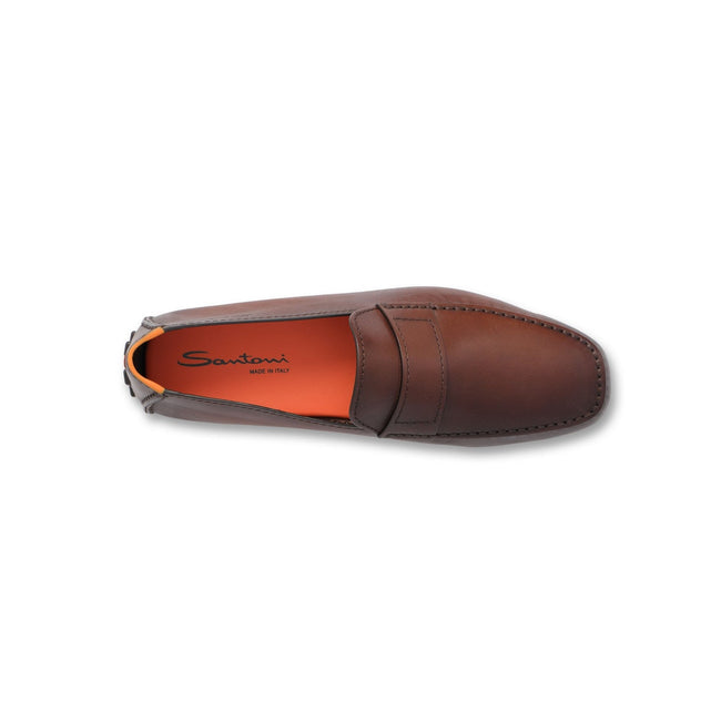 Loafers - Driving Shoes Leather & Rubber Grommet Soles + Apron
