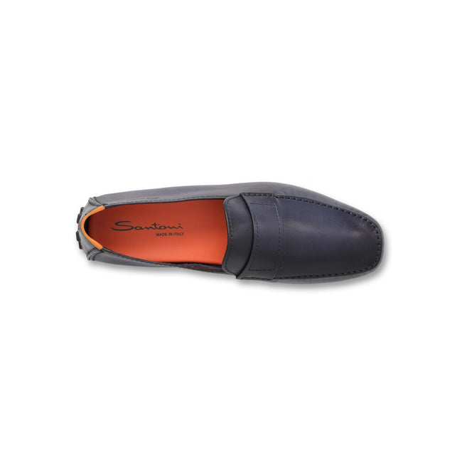 Loafers - Driving Shoes Leather & Rubber Grommet Soles + Apron