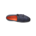 Loafers - Distressed Leather Monk Strap Double Buckle + Apron