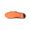 Loafers - Distressed Suede Monk Strap Double Buckle + Apron