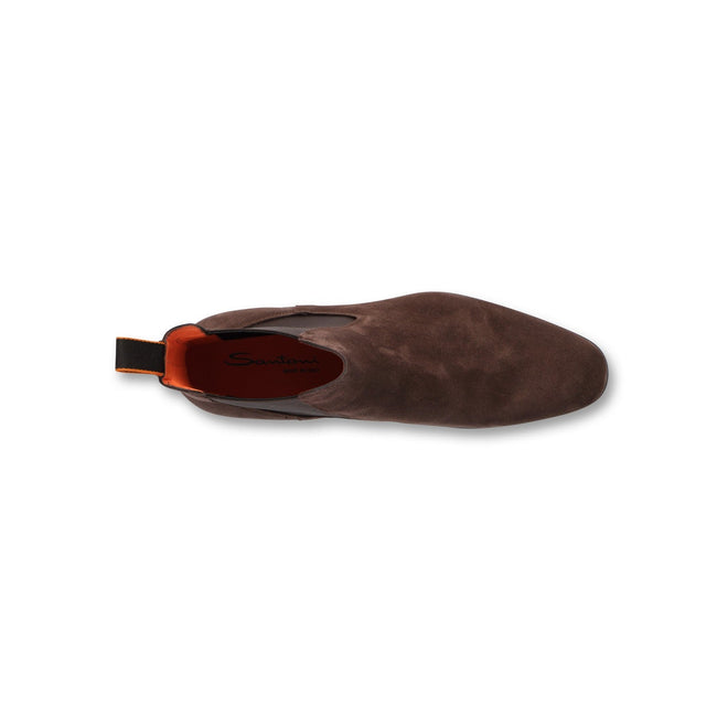 Chelsea Boots - Suede & Rubber Soles With Elasticated Side Inserts