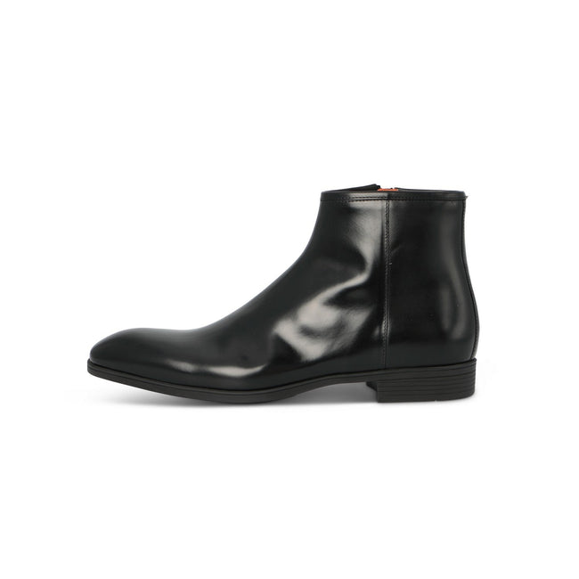 Boots - Ankle Leather & Rubber Soles + Zip