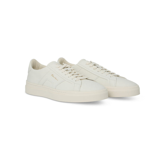 Sneakers - Santoni DBS Leather & Rubber Soles Lace-ups