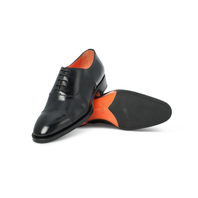 Oxfords - Polished Leather & Bimaterial Soles Lace-Ups