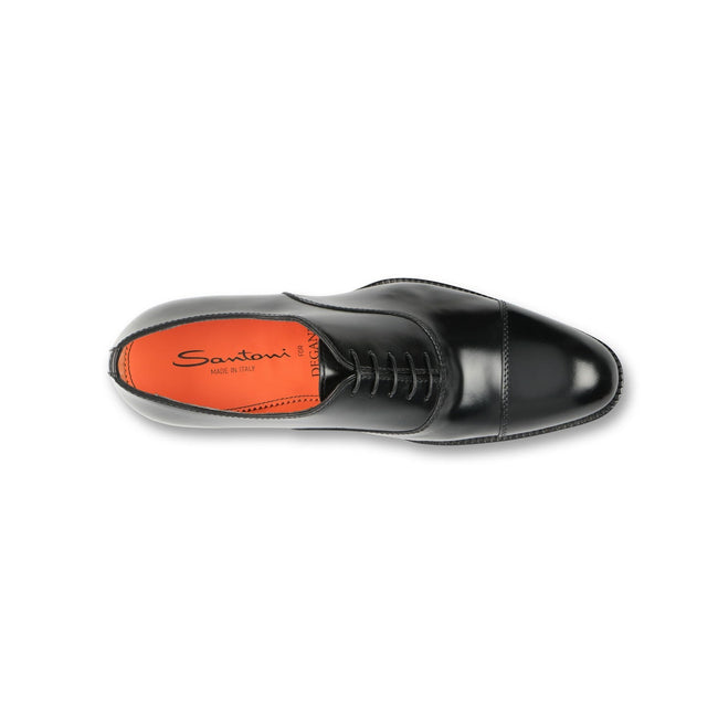 Oxfords - Polished Leather & Bimaterial Soles Lace-Ups