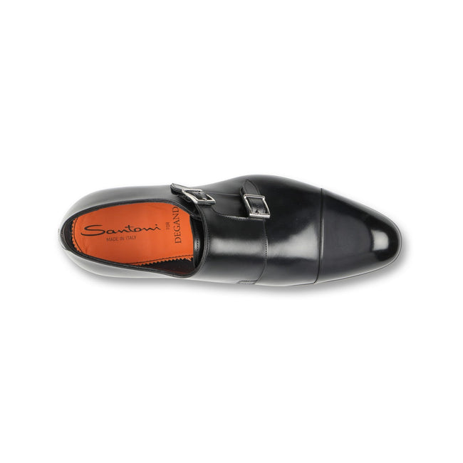 Double Monks - CARTER Polished Leather & Bimaterial Soles