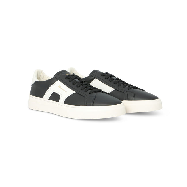 Sneakers - Santoni DBS Leather & Rubber Soles Lace-ups