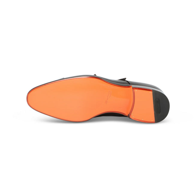 Double Monks - CARTER Polished Leather & Bimaterial Soles