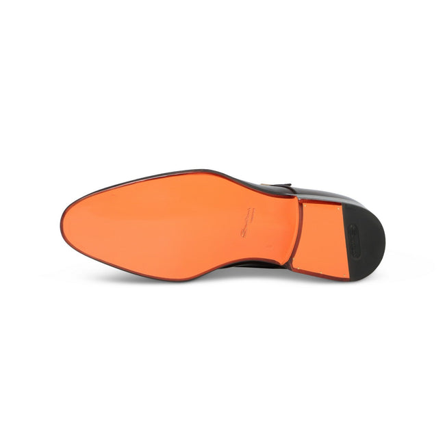 Double Monks - CARTER Polished Leather & Bimaterial Soles