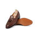 Tassel Loafers - BELGRAVIA Snuff Suede & Leather Soles + Apron 